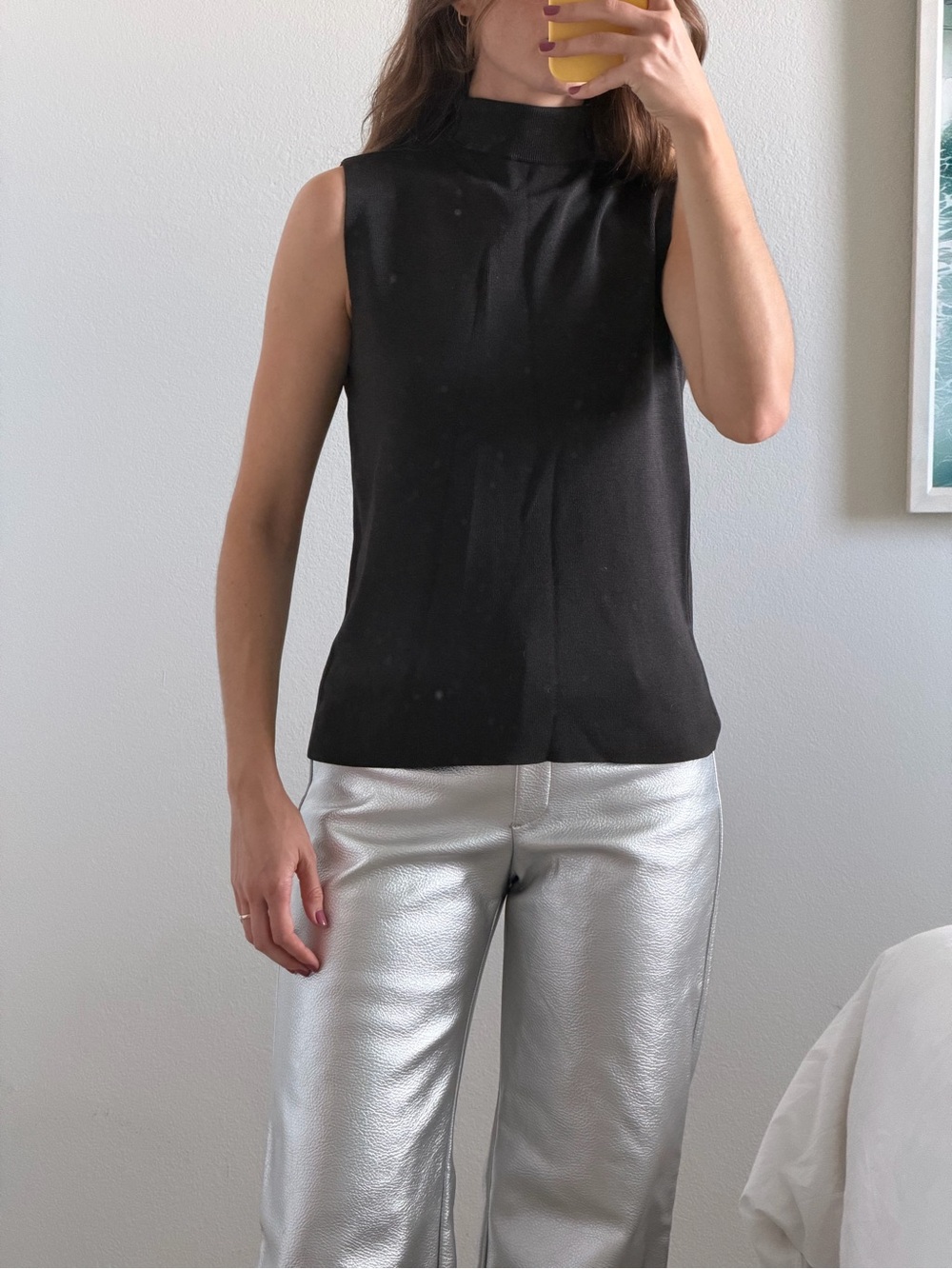 Dark Brown Knit Sweater With Tag